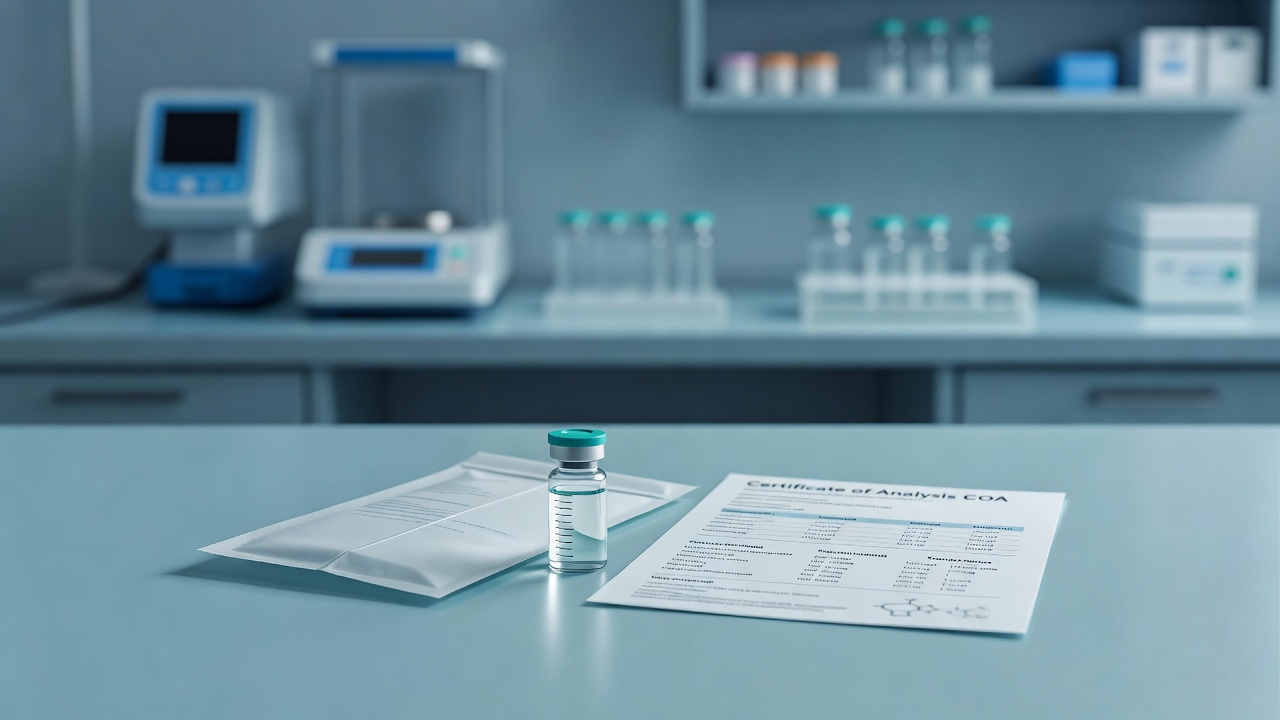 Dermorphin: how to verify the SKU, vial size, packaging and batch COA